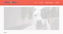 Desktop Screenshot of cleanpawsalon.com